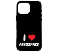 I Love Aerospace - Corazón - Aviación Aviación Vuelo Espacial Carcasa para iPhone 16 Pro MAX