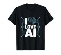 I Love AI Circuitos de Redes neuronales Camiseta