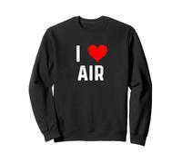 I Love Air Corazón Ciencia Meteorólogos Meteorología Clima Sudadera
