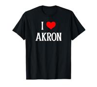 I Love Akron I Heart Akron OH - Recuerdo de Viaje Camiseta