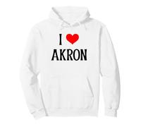 I Love Akron I Heart Akron OH - Recuerdo de Viaje Sudadera con Capucha