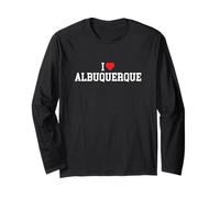 I Love Albuquerque - New Mexico - Throwback Design - Classic Manga Larga