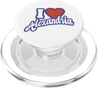 I Love Alexandria Louisiana PopSockets PopGrip para MagSafe