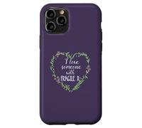 I Love Alguien con Fragile X Heart Floral Wreath Meme Carcasa para iPhone 11 Pro