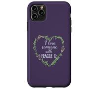 I Love Alguien con Fragile X Heart Floral Wreath Meme Carcasa para iPhone 11 Pro MAX