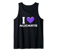 I Love Alicante España Camiseta sin Mangas