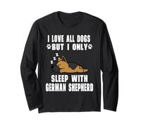 I Love All Dogs But I Only Sleep with German Shepherd Dog Manga Larga