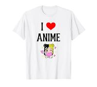 I Love Anime I Heart Anime Japonés Animación Anime Amante Camiseta