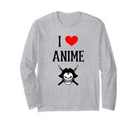 I Love Anime I Heart Anime Japonés Animación Anime Amante Manga Larga
