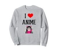 I Love Anime I Heart Anime Japonés Animación Anime Amante Sudadera