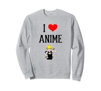 I Love Anime I Heart Anime Japonés Animación Anime Amante Sudadera