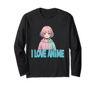 I Love Anime Pastel Kawaii Otaku Manga Estética Manga Larga