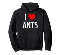 I Love Ants I Corazón Hormigas Amante de Insectos Insecto Entomólogo Sudadera con Capucha
