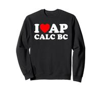 I Love AP Calc BC I Corazón AP Calc BC Divertido AP Cálculo BC Sudadera