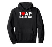 I Love AP Calc BC I Corazón AP Calc BC Divertido AP Cálculo BC Sudadera con Capucha