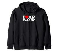 I Love AP Calc BC I Corazón AP Calc BC Divertido AP Cálculo BC Sudadera con Capucha