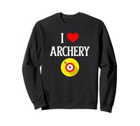 I Love Archery I Heart Tiro con Arco Amante de Flechas Amante del Arco Sudadera