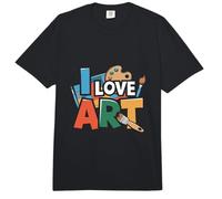 I Love Art Expresión Creativa Diseño Colorido Comfort Colors Adult Heavyweight T-Shirt