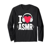 I Love ASMR Cute Heart Auriculares Audio Relax Manga Larga