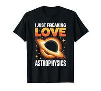 I Love Astrophysics Starry Galaxy Heart Space Camiseta