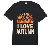 I Love Autumn Fall Leaves Bellotas Temporada Comfort Colors Adult Heavyweight T-Shirt