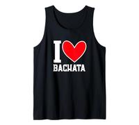 I Love Bachata - Traje para Amantes de la Bachata, Regalo de Bailarina de Bachata Camiseta sin Mangas