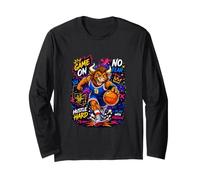 I Love Basketball, Legend Basketball Mascot Graffiti Sports Manga Larga