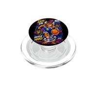 I Love Basketball, Legend Basketball Mascot Graffiti Sports PopSockets PopGrip para MagSafe