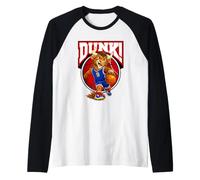 I Love Basketball, Legend Basketball Mascot Sports Graphic Camiseta Manga Raglan