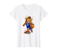 I Love Basketball, The Legend Basketball Player Graphic Camiseta gráfica económica, Mujer, Blanco, S