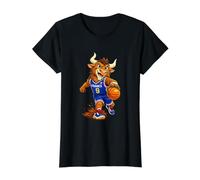 I Love Basketball The Legend French Basketball Mascot Player Camiseta gráfica económica, Mujer, Negro, XL