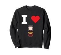 I Love BBQ Sauce Barbacoa Condimento Marinada Carne a la parrilla Sudadera