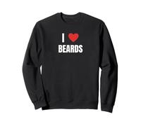 I Love Beards All Shapes Sizes, Tees Decor and More Sudadera