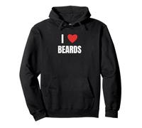 I Love Beards All Shapes Sizes, Tees Decor and More Sudadera con Capucha