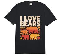 I Love Bears Vida Silvestre Animal Familia Amor Comfort Colors Adult Heavyweight T-Shirt