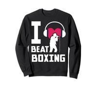 I Love Beatboxing Music Old School Rap Micrófono Beatboxer Sudadera