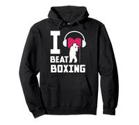 I Love Beatboxing Music Old School Rap Micrófono Beatboxer Sudadera con Capucha