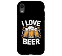 I Love Beer Fun Brewing Cheers Tazas Carcasa para iPhone XR