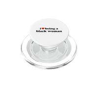 I Love Being A Black Woman PopSockets PopGrip para MagSafe