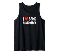 I Love Being A Mommy - Corazón - Anuncio promocionado de Nueva mamá Camiseta sin Mangas