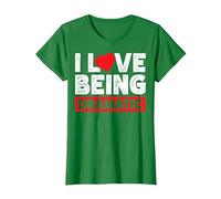 I Love Being Dramatic Camiseta, Mujer, Verde Kelly, M