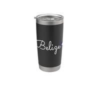 I Love Belize Orgullo Belice Orgullo Beliceño Viaje a juego Vaso térmico de acero inoxidable de doble pared