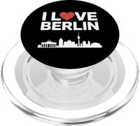 I Love Berlin City Skyline Gráfico PopSockets PopGrip para MagSafe