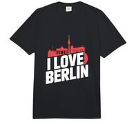 I Love Berlin Cityscape Horizonte Orgullo Comfort Colors Adult Heavyweight T-Shirt