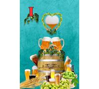I Love Bier Notizbuch Bierliebhaber Taschenbuch Biertrinker Tagebuch Liebhaber von Bier Hopfen und Malz Geschenkidee Bierbrauer Biergarten ... Hobbybrauer Biersorten Braumeister 04D07