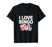 I Love Bingo Casual Diversión Entusiasta Expresión Camiseta