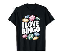 I Love Bingo Chips Números Camiseta