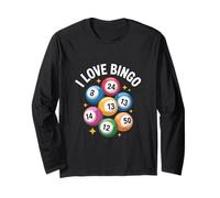 I Love Bingo Divertidas Bolas Coloridas Manga Larga