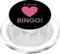I Love Bingo! Funny Old Lady Costume Men & Women Bingo PopSockets PopGrip para MagSafe