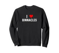 I Love Binnacles - Corazón - Barco - Barco Barco Brújula Capitán Sudadera
